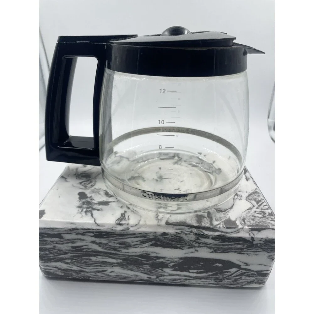 ✅ CUISINART ✅ Replacement 12 Cup Glass Coffee Maker CARAFE POT DECANTER ✅ Black